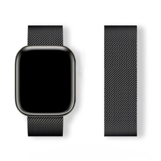 Milanese armbånd for Apple Watch 38/40/41 Svart