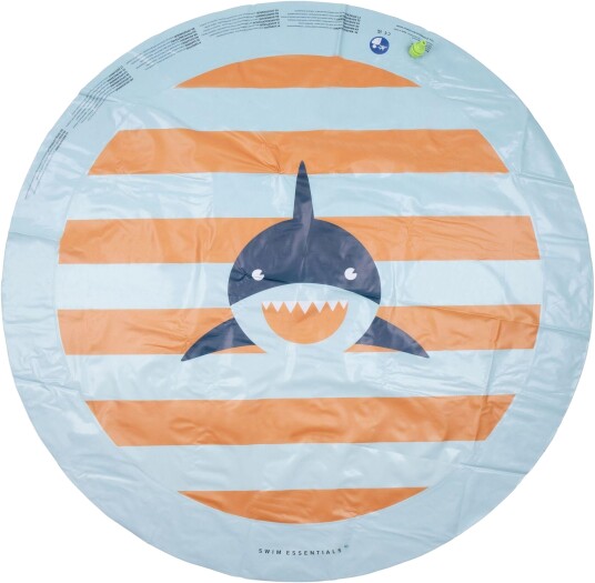 Swim Essentials Shark Vannsprutmatte 150 cm