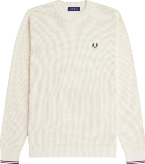 Fred Perry Herre Strikkevarer Beige L, Fred Perry Herre Strikkevarer Beige L,