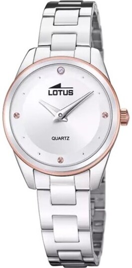 Lotus Dameklokke 18795/1 Classic Sølvfarget/Stål Ø31 mm