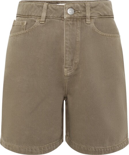 Knowledge Cotton Apparel Gale Straight Twill Shorts   Brown   29