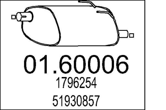 bakre lydpotte MTS 01.60006