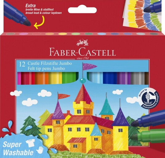 Tusj Faber Jumbo 12 Pk