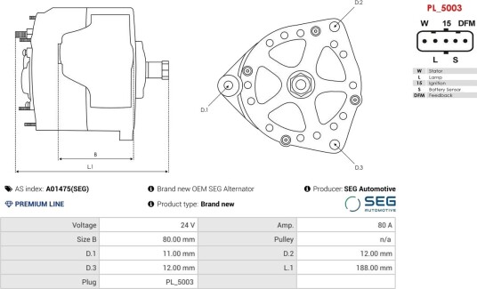 AS PL A01475SEG Dynamo