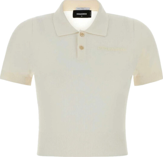 Dsquared2 Dame Topper Hvit M,