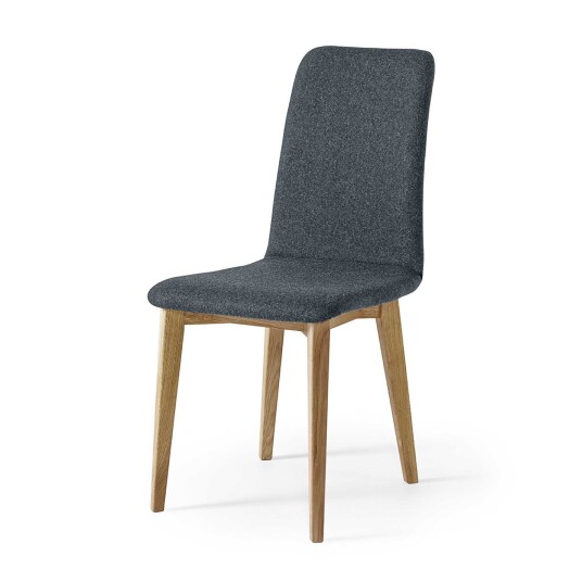 Torkelson Mood stol Mörkgrå/oljad ek Grå