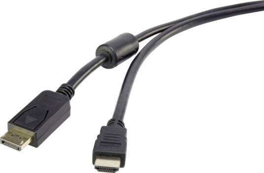 Renkforce Rf 4382730 5 M Displayport Hdmi Hankjønn Hankjønn Rett Renkforce Rf 4382730 5 M Displayport Hdmi Hankjønn Hankjønn Rett