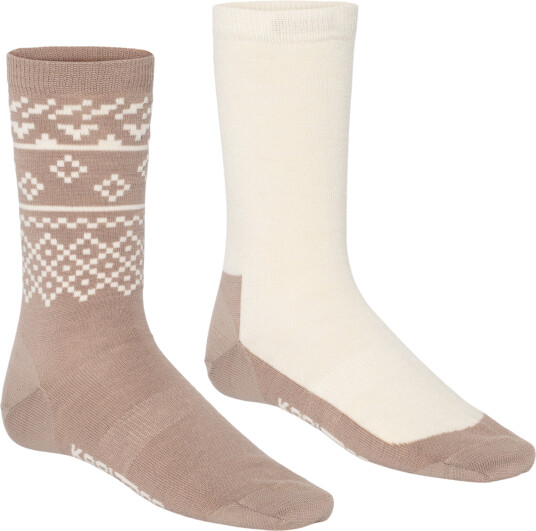 Kari Traa Women"s Ragna Hiking Sock 2 pack Mocha 39 41