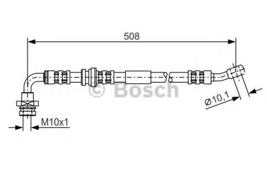 Bremseslange BOSCH 1 987 476 932 Bremseslange BOSCH 1 987 476 932