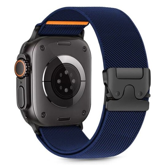Tech Protect Nylonreim for Apple Watch 44/45/46/49mm Marineblå