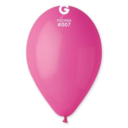 007 Gemar lateksballonger mørk rosa / Fuchsia 26cm