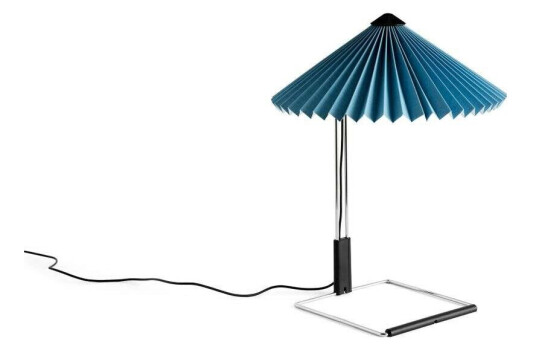 HAY Matin Bordlampe S Placid Blue/Mirror
