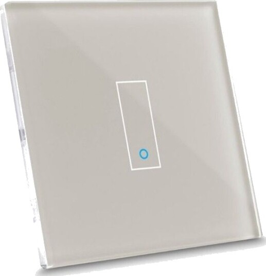iotty Smart Switch Frontpanel for enkel strømbryter - Beige iotty Smart Switch Frontpanel for enkel strømbryter - Beige