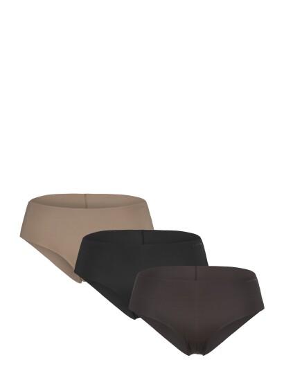 Björn Borg Invisible Hipster 3P Brown XS Björn Borg Invisible Hipster 3P Brown XS