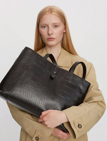 Adax Teramo Shopper Iris Black ONE SIZE