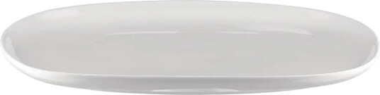 Alessi Oval Serving Dish In White Porcelain White ONE SIZE