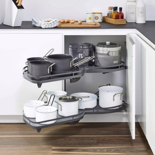 KESSEBÖHMER LEMANS II 450MM VENSTRE ARENA PLUS STYLE ANTRASITT