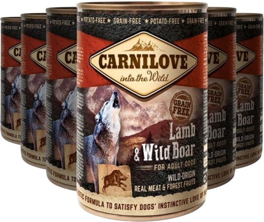Carnilove våtfôr Våtfor & Villsvin Fôr Og Våtfôr Kjæledyr Hjem & Fritid Lam 6 X 400 G