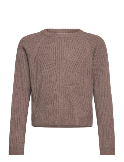 Name It Coffee Quartz Nkfrikine Ls Kort Strikk Pullover P 116