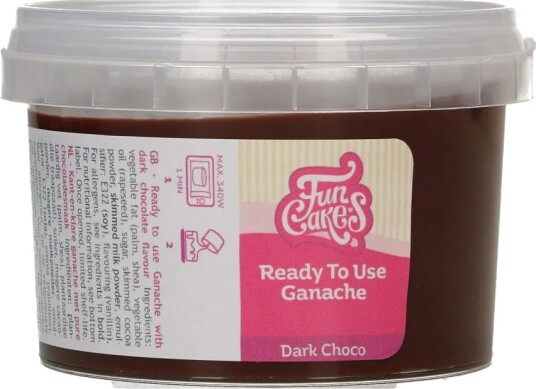 Ferdig Mørk Sjokoladeganache Fra Funcakes 260g | Slikkepott.No Ferdig Mørk Sjokoladeganache Fra Funcakes 260g | Slikkepott.No