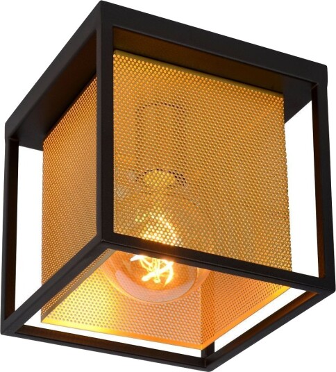 Sansa Taklampe  Høyde 21 Cm  Sort/Gull