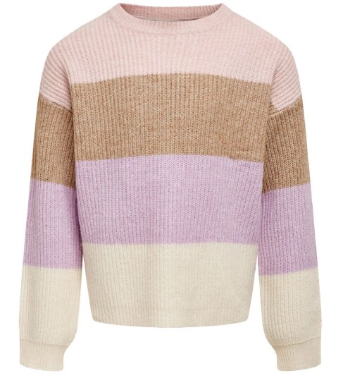 Kids Only Kogsandy L/S Stripe Pullover Knt Noos Multi/patterned 146 152 Kids Only Kogsandy L/S Stripe Pullover Knt Noos Multi/patterned 146 152