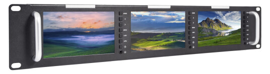 Seetec T51-H Monitor HDMI 3x5" Rack Mount Monitorer