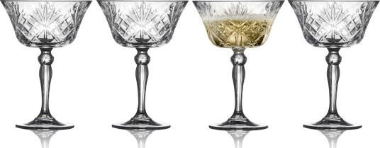 Lyngby glas champagneskål melodia 26cl 4stk Lyngby glas champagneskål melodia 26cl 4stk