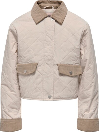 Kids Only Kogrosalina Quilted Mix Jacket Vd Otw Cream 152