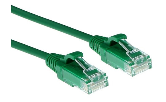 Act Green 10 Meter Lszh U/Utp Cat6 Datacenter Slimline Patch Cable Snagless With Rj45 Connectors (Dc9710)