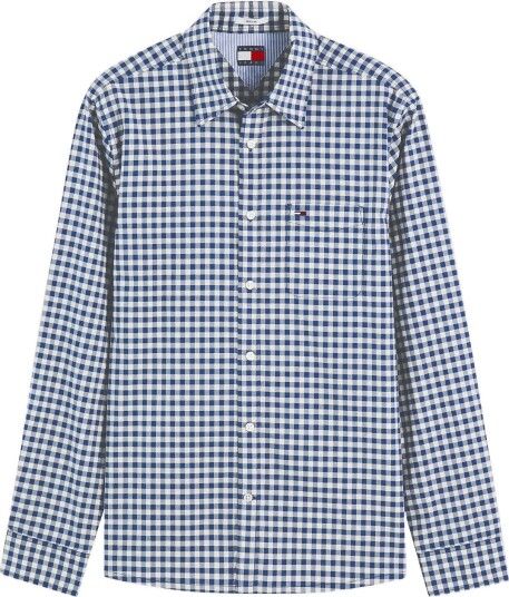 Tommy Jeans Tjm Reg Check Oxford Shirt Navy M