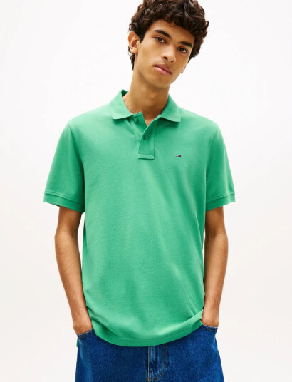 Tommy Jeans Tjm Reg Ess Polo Ext Green S