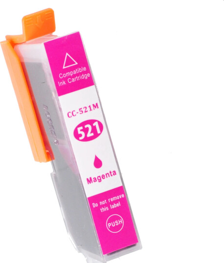 TB Blekkpatron CLI-521 Magenta (8.4ml), erstatter Canon CLI-521M/2935B001