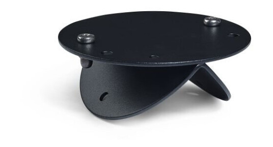 Westal 7721532 Hjørnebrakett for armatur, Ø107 mm Svart, Belysning