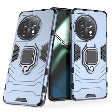 OnePlus 11 Hybrid-deksel med Ringholder Blå
