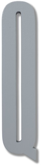 Design Letters Bokstav Tre Grey Q Design Letters Bokstav Tre Grey Q