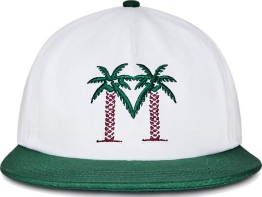 Malbon Palm Drive Snapback Hvit Capser Bright White