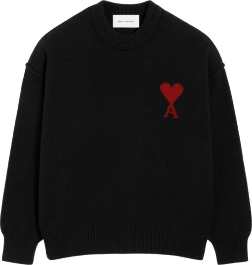 Ami Paris Dame Gensere & Hettegensere Svart M,