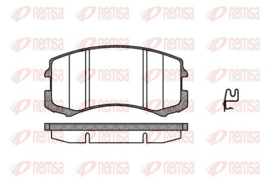 Bremseklosser REMSA 0965.01 Bremseklosser REMSA 0965.01