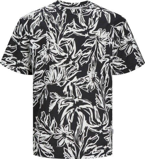 Jack & Jones - T-skjorte jorLafayette Aop Tee SS Crew Neck - Svart