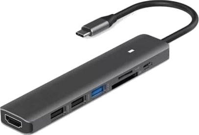 Extra Digital Ca913848 Usb 3.2 Gen 1 3.1 Gen 1 Type C Hdmi Usb 2.0 Usb 3.2 Gen 1 3.1 Gen 1 Type A Usb 3.2 Gen 1 3.1 Gen 1 Type C Microsd Transflash Sd 5000 Mbit/S 30 Hz 3840 X 2160 Piksler