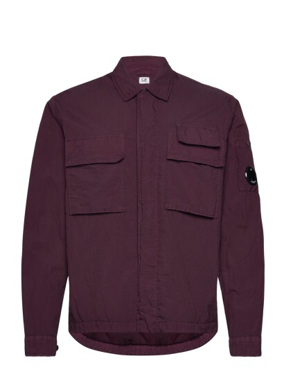 C.P. Company Lens Detail Shirt Burgundy L