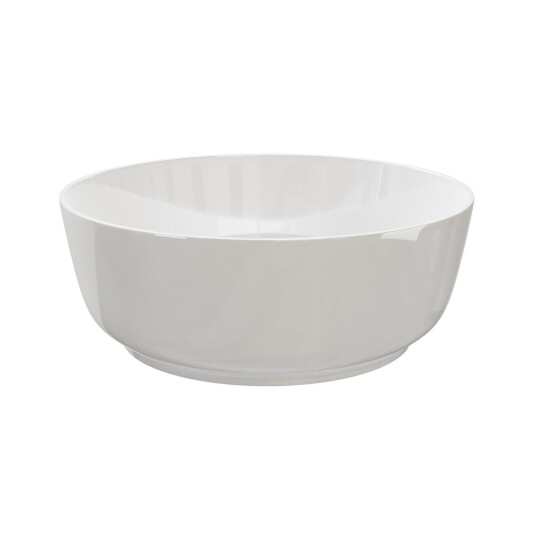 Vikingbad Tuva Bolle Ø38cm Hvit Høyglans