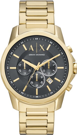 Armani Exchange Herreklokke AX1721 Banks Grå/Gulltonet stål Ø44 mm