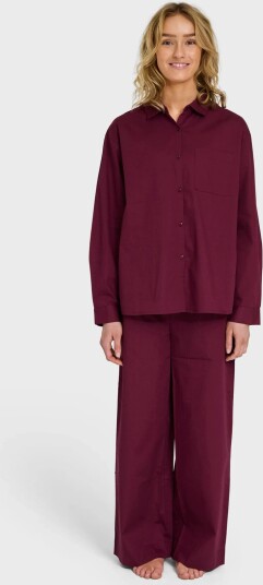 Bongusta Sahej Long Sleeve Shirt   Burgundy   M