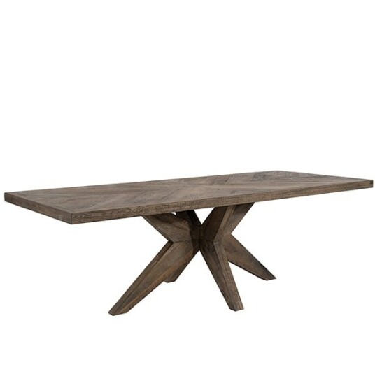 Artwood Justin spisebord 240 x 100 cm Silver Back Artwood