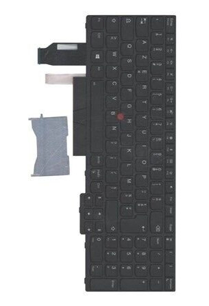 Lenovo - notebook replacement keyboard - with Trackpoint UltraNav - French - black - Brbart tastatur - til utskifting - Fransk - Svart