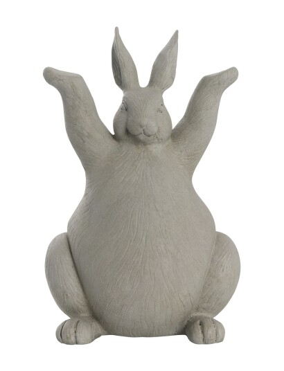 Lene Bjerre Semina Easter Rabbit Grey H:27.3CM Lene Bjerre Semina Easter Rabbit Grey H:27.3CM