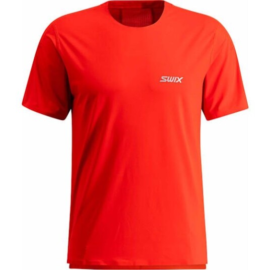 Swix Position Tee Herre Fiery Red S Swix Position Tee Herre Fiery Red S
