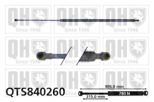 Baklukedemper QUINTON HAZELL QTS840260 Baklukedemper QUINTON HAZELL QTS840260